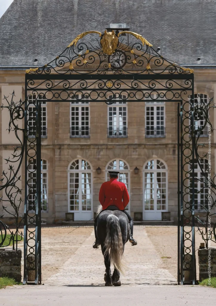 Entrée dans le domaine du Haras du Pin, lieu référent du Groupe Silam.