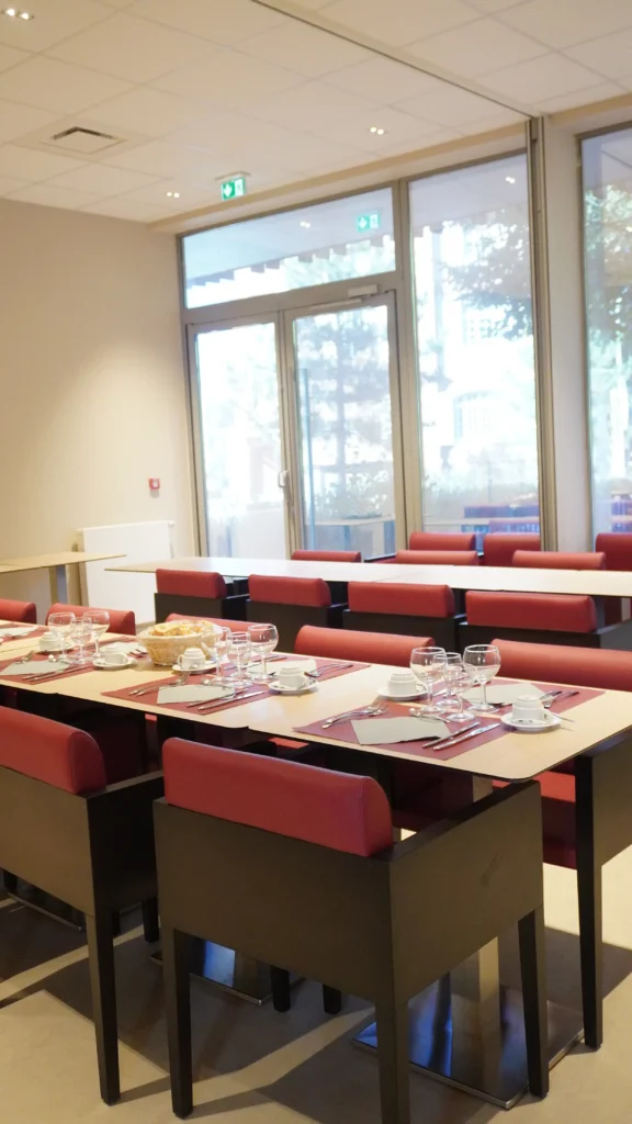 Restaurant du centre sportif de Normandie, lieu partenaire du Groupe Silam.