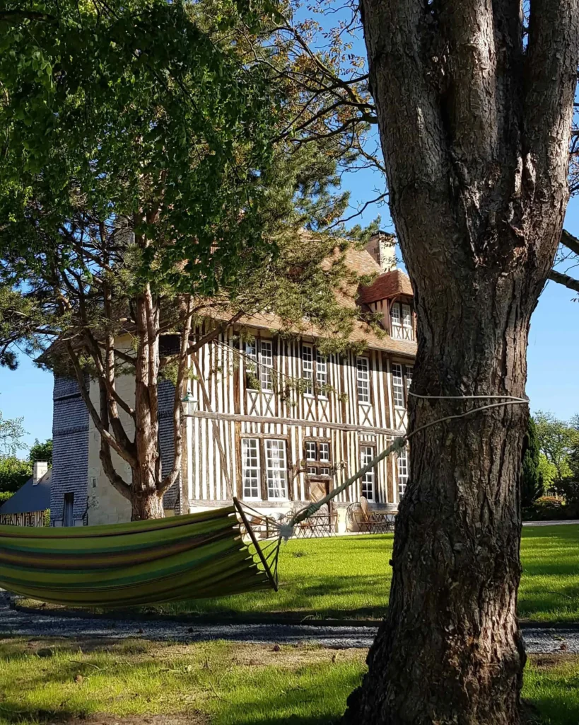Hamac de l'hôtel les manoirs des portes de Deauville, lieu événementiel référent du Groupe Silam.