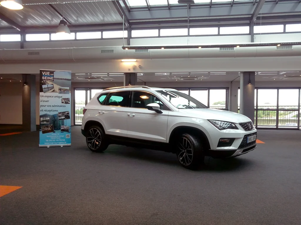 Reveal de véhicule à vue sur Seine, prestataire délégué du Groupe Silam.