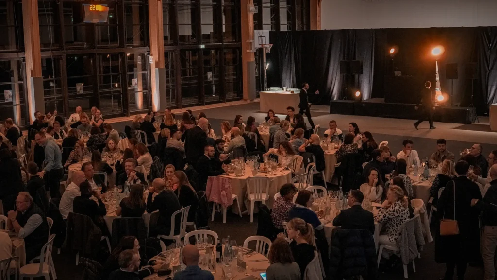 Dîner au centre sportif de Normandie, lieu partenaire du Groupe Silam.