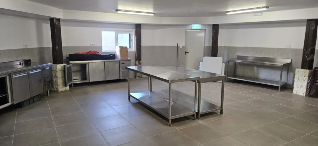 Cuisine d'un lieu référent du Groupe Silam en Normandie.