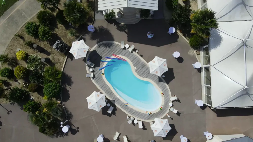 Piscine de la Villa Murcia en Normandie, lieu référent du Groupe Silam.