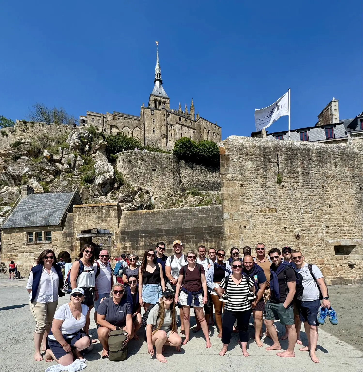 Team Building en Normandie au Mont-Saint-Michel organisé par le Groupe Silam.