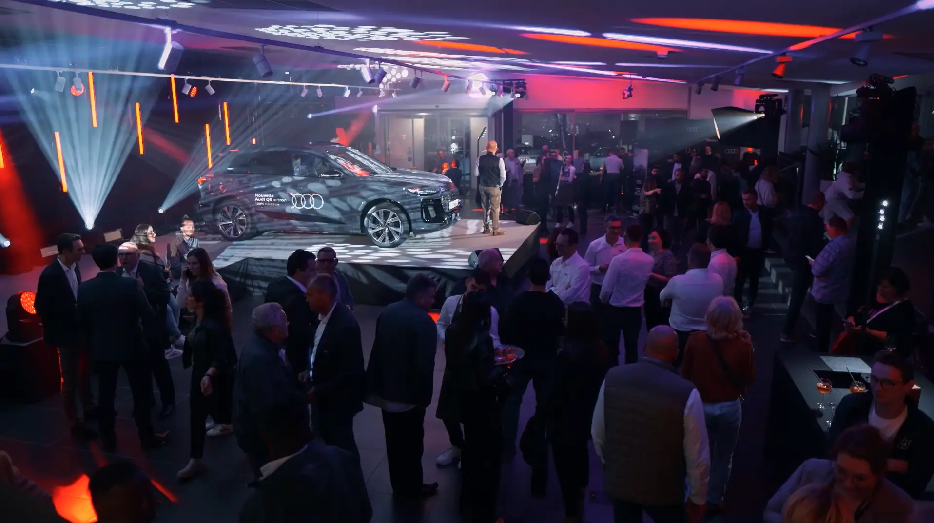 Lancement de véhicule Audi mis en lumière par le Groupe Silam.