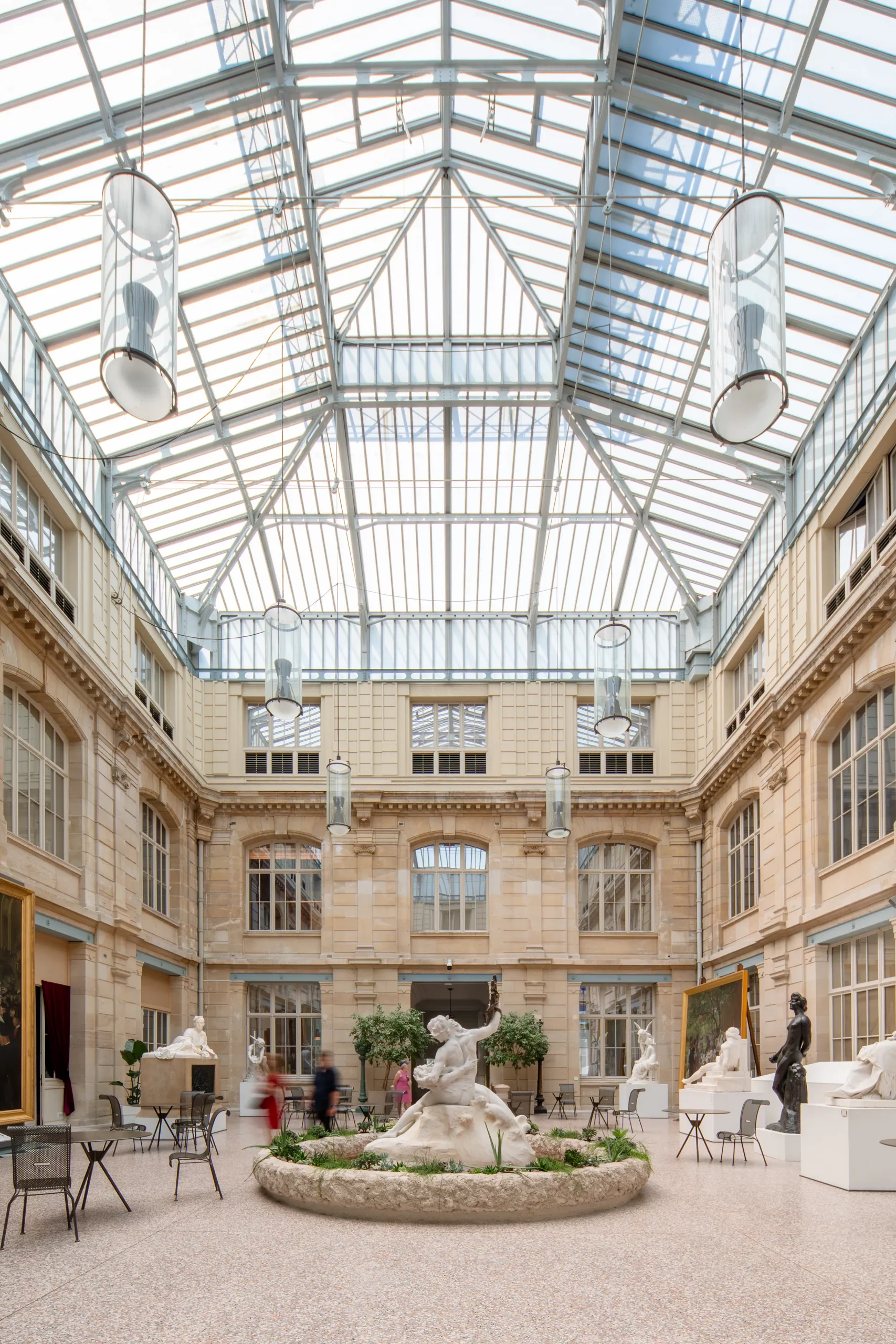 Verrière d'un musée d'art normand partenaire du Groupe Silam.