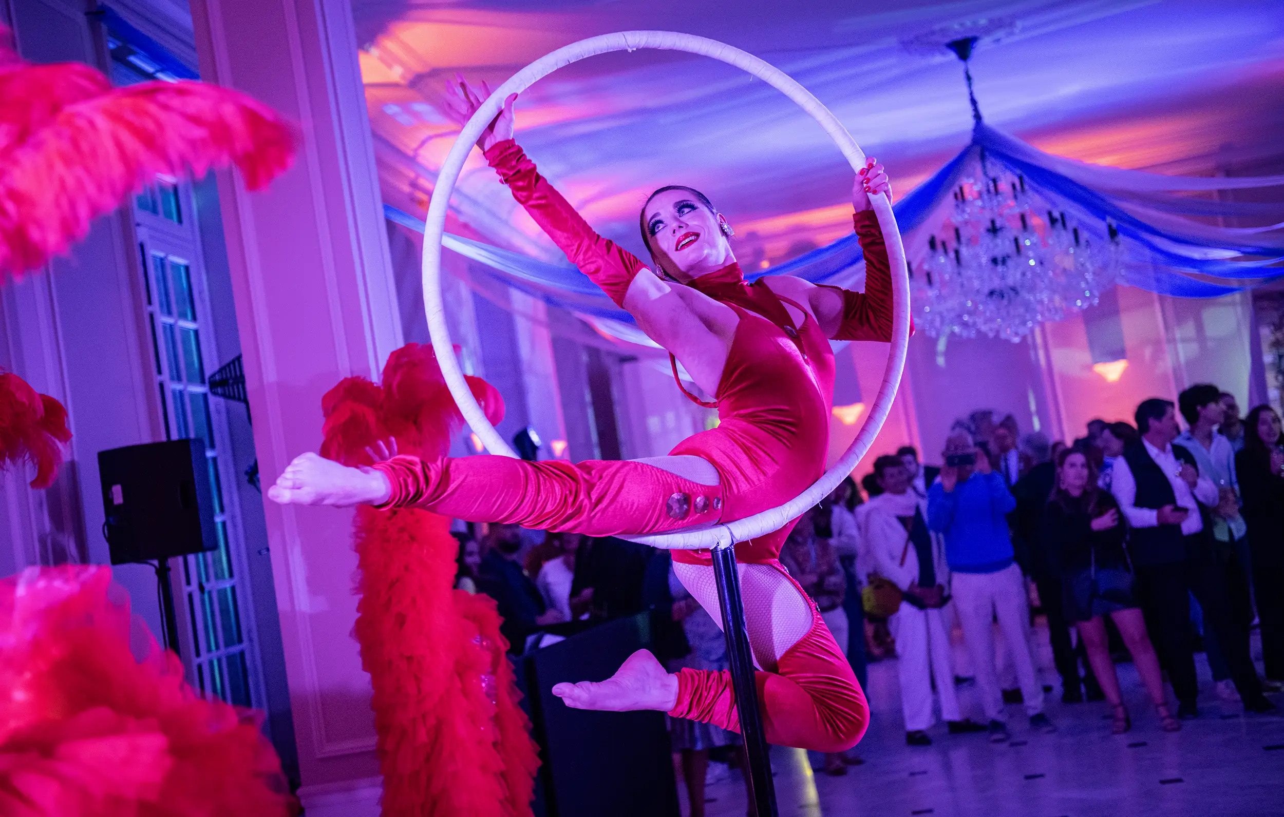 Cerceau pour un événement organisé par le Groupe Silam, agence événementielle en Seine-Maritime.