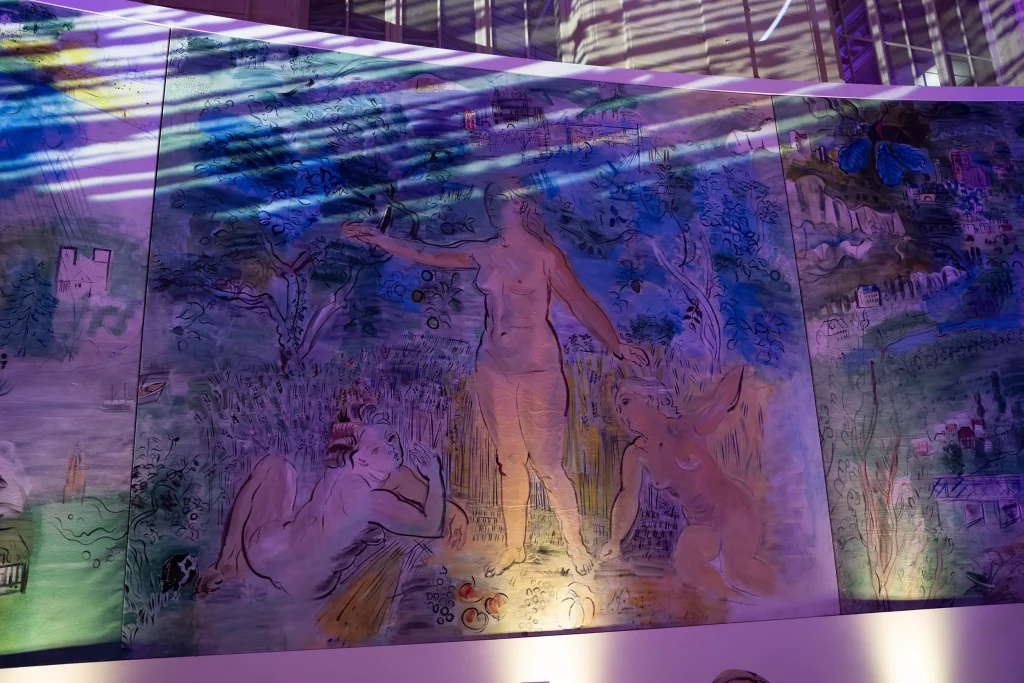 Tableau au musée des Beaux-Arts par le Groupe Silam.