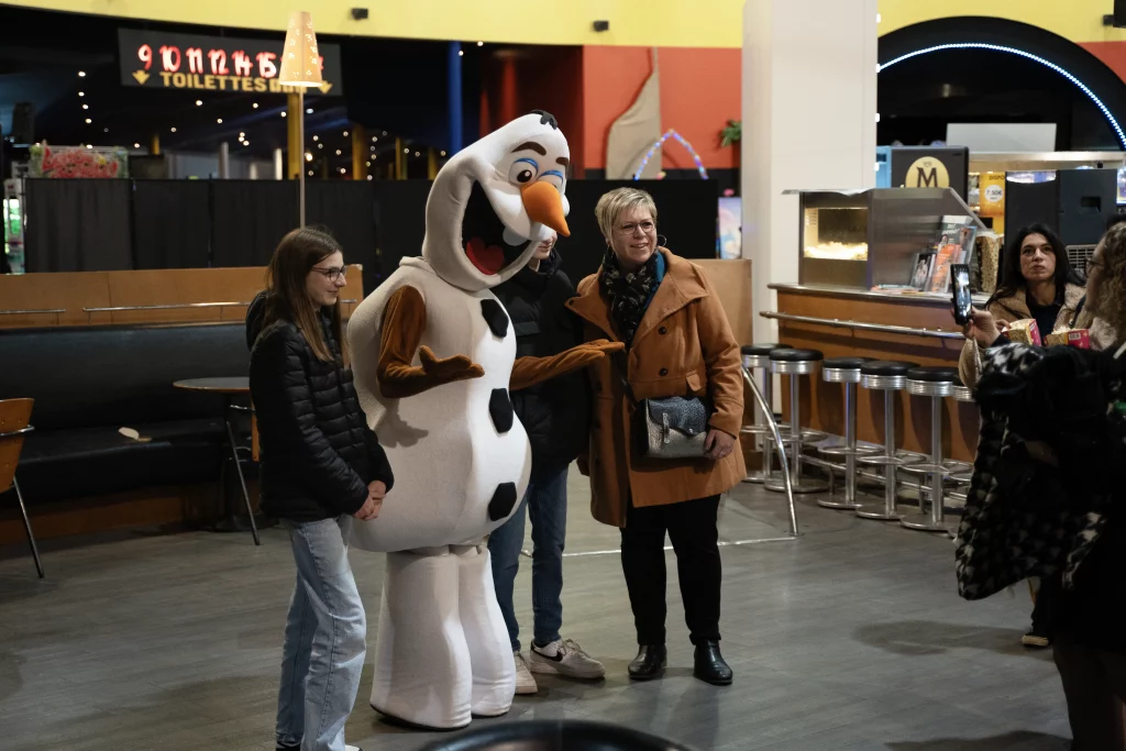 Mascotte pour un événement de comité d'entreprise organisé par le Groupe Silam à Rouen.