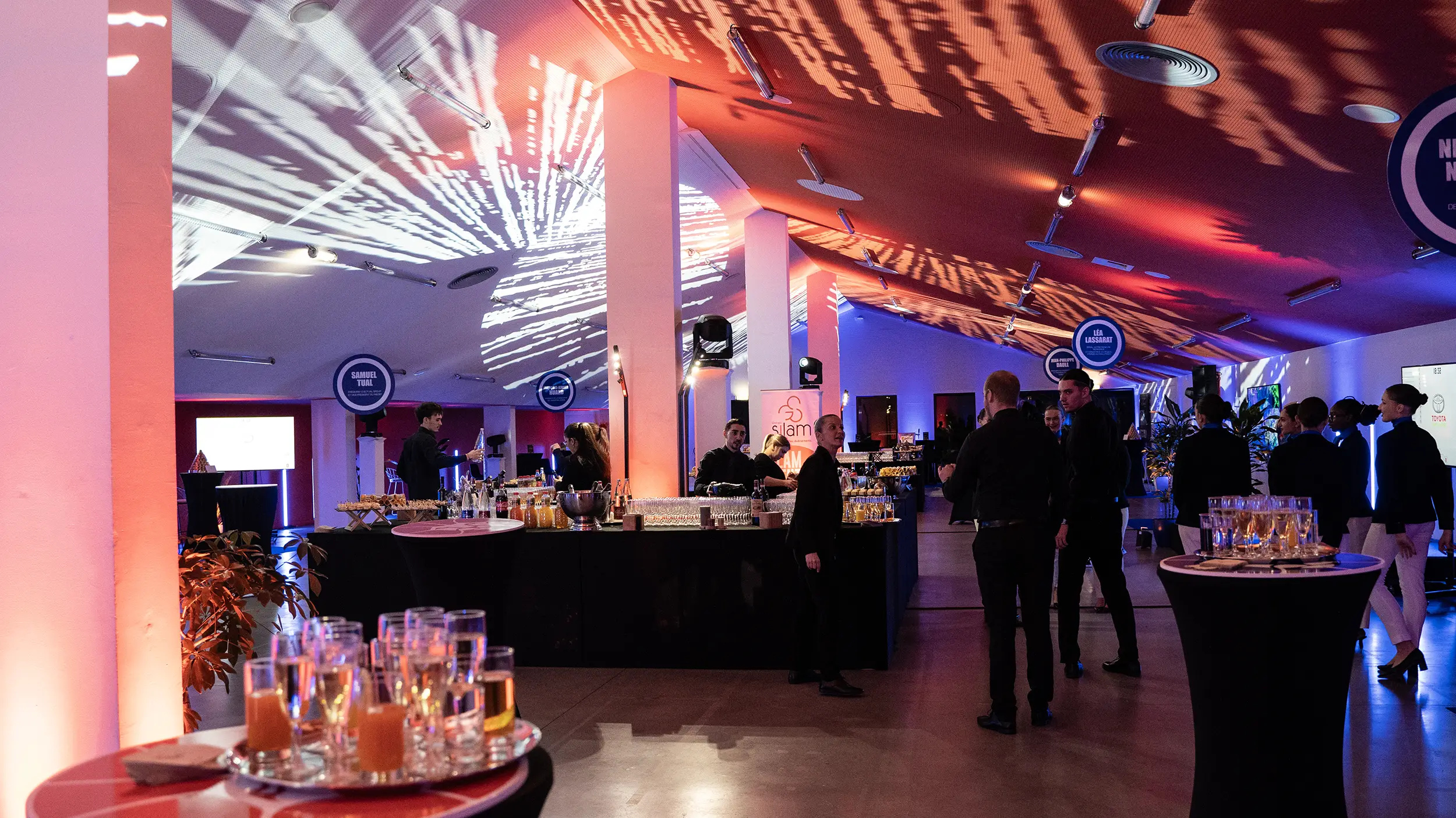 Buffet lors des forces vives du territoire, un événement sublimé par le Groupe Silam.