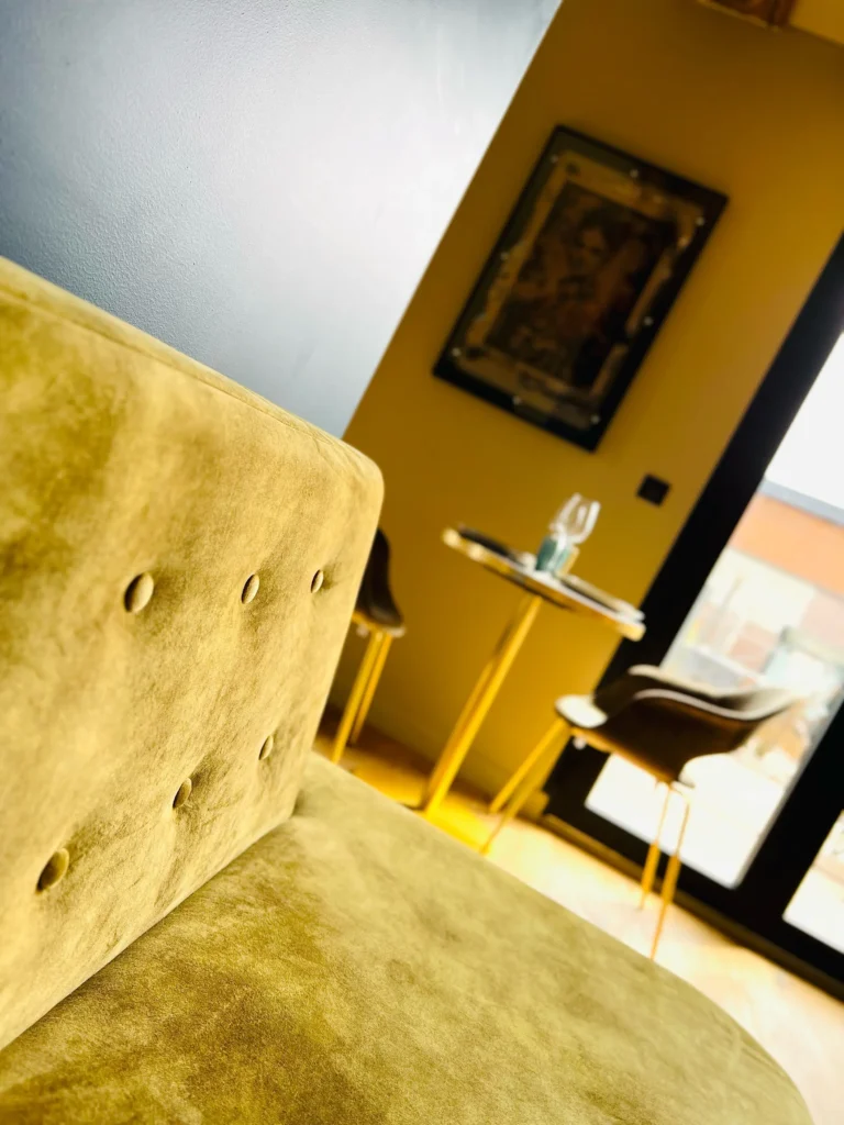 Banquette dans un restaurant référencé par le Groupe Silam.