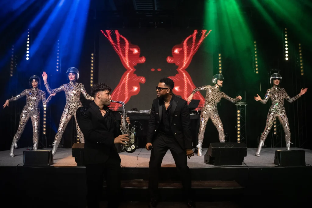 Spectacle lors d'un gala d'entreprise en Normandie organisé par le Groupe Silam.