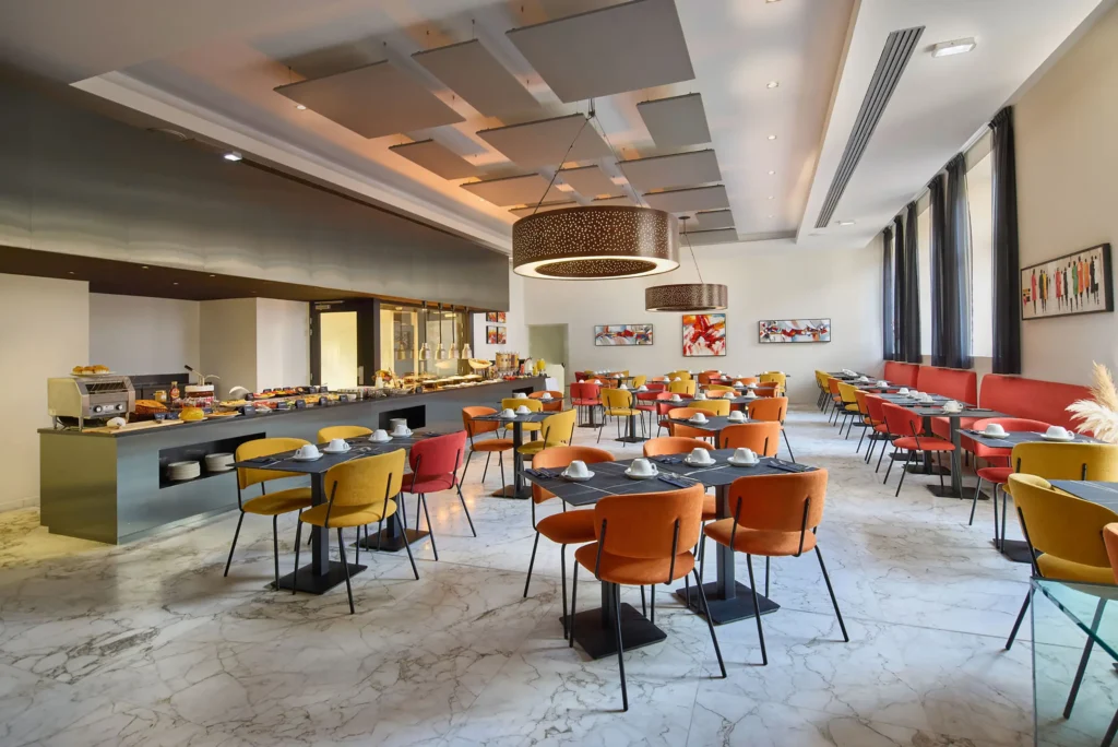 Petit déjeuner d'un lieu partenaire du Groupe Silam à Rouen.