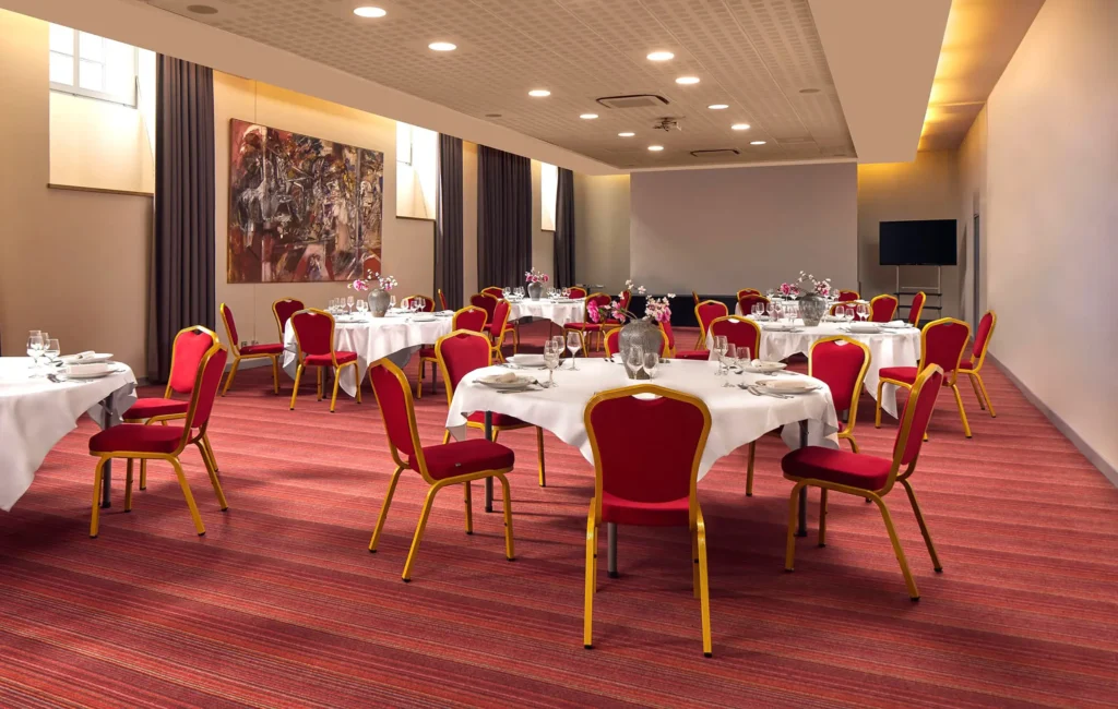 Grande salle de l'hôtel Bourgtheroulde, lieu partenaire du Groupe Silam.