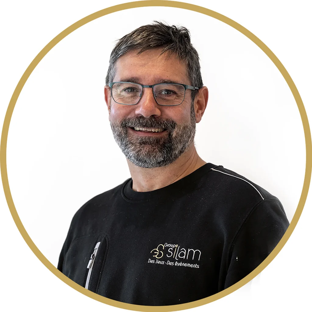 L'équipe événementielle du Groupe Silam en Normandie composée de Richard.