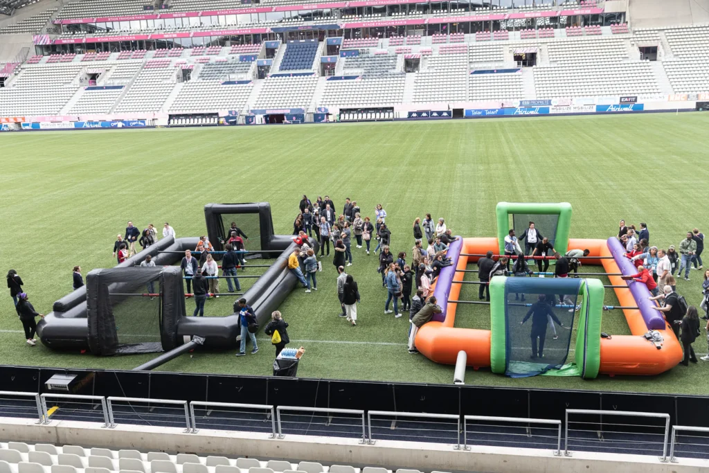 Team Building au Stade Jean Bouin, lieu référent pour vos événements organisés par le Groupe Silam.