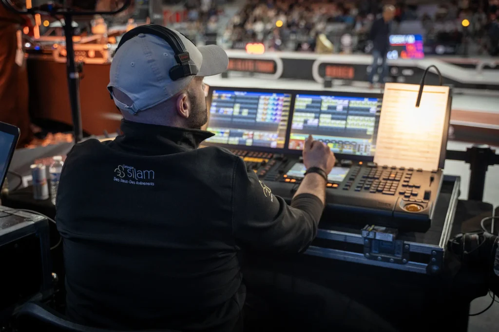Technicien du Perche Elite Tour 2026 où le Groupe Silam était prestataire technique.