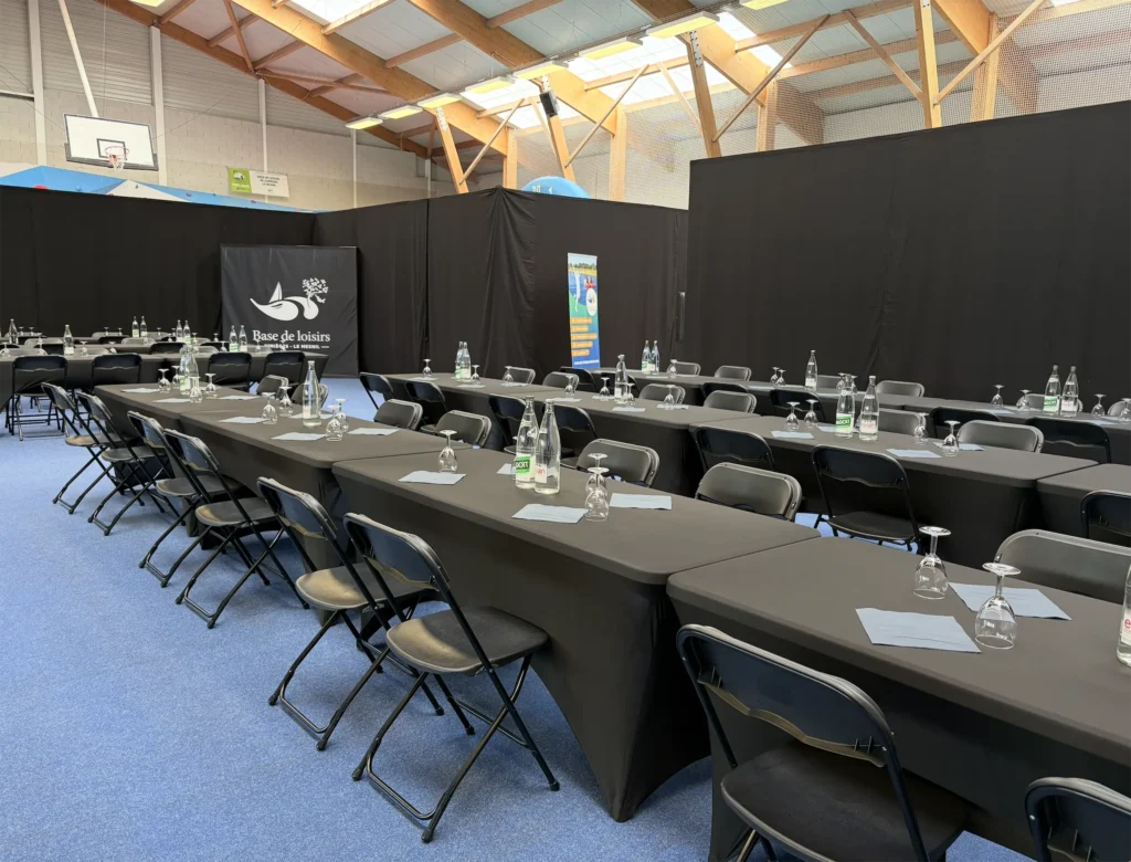 Dîner à la base de loisirs de Jumièges - Le Mesnil, lieu partenaire du Groupe Silam.