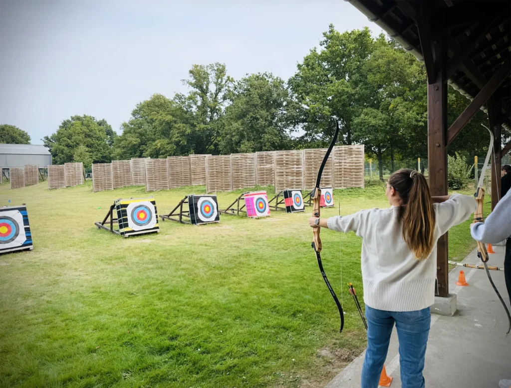 Tir à l'arc à la base de loisirs de Jumièges - Le Mesnil, lieu partenaire du Groupe Silam.