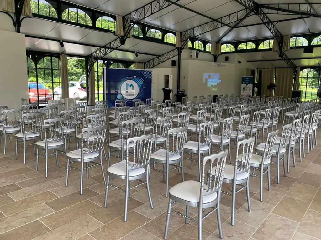 Conférence au Château de Tilly, lieu événementiel partenaire du Groupe Silam.